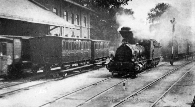 Bild Bahnhof Schwandorf, nach 1900