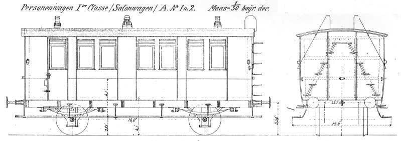 Bild Abb. 1. Salonwagen, Entwurf, DMM 03370/1
