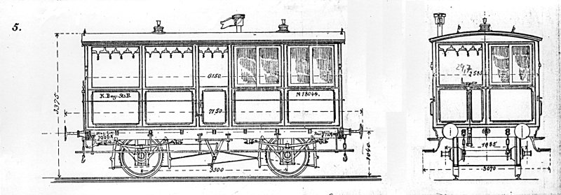 Bild Abb. 12.  Terrassensalonwagen, Bauzustand 1876