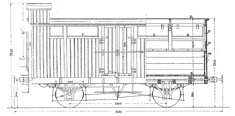 Bild Kohlentransportwagen(1860), ohne Bremse