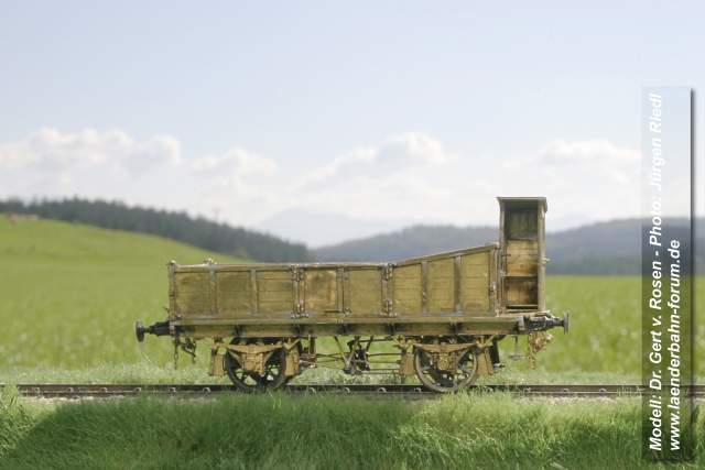 Bild Kohlentransportwagen(1865), mit Bremse