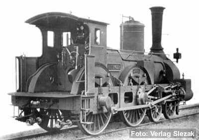 Bild der Rittinger Lokomotive der Österreichische Nordwestbahn